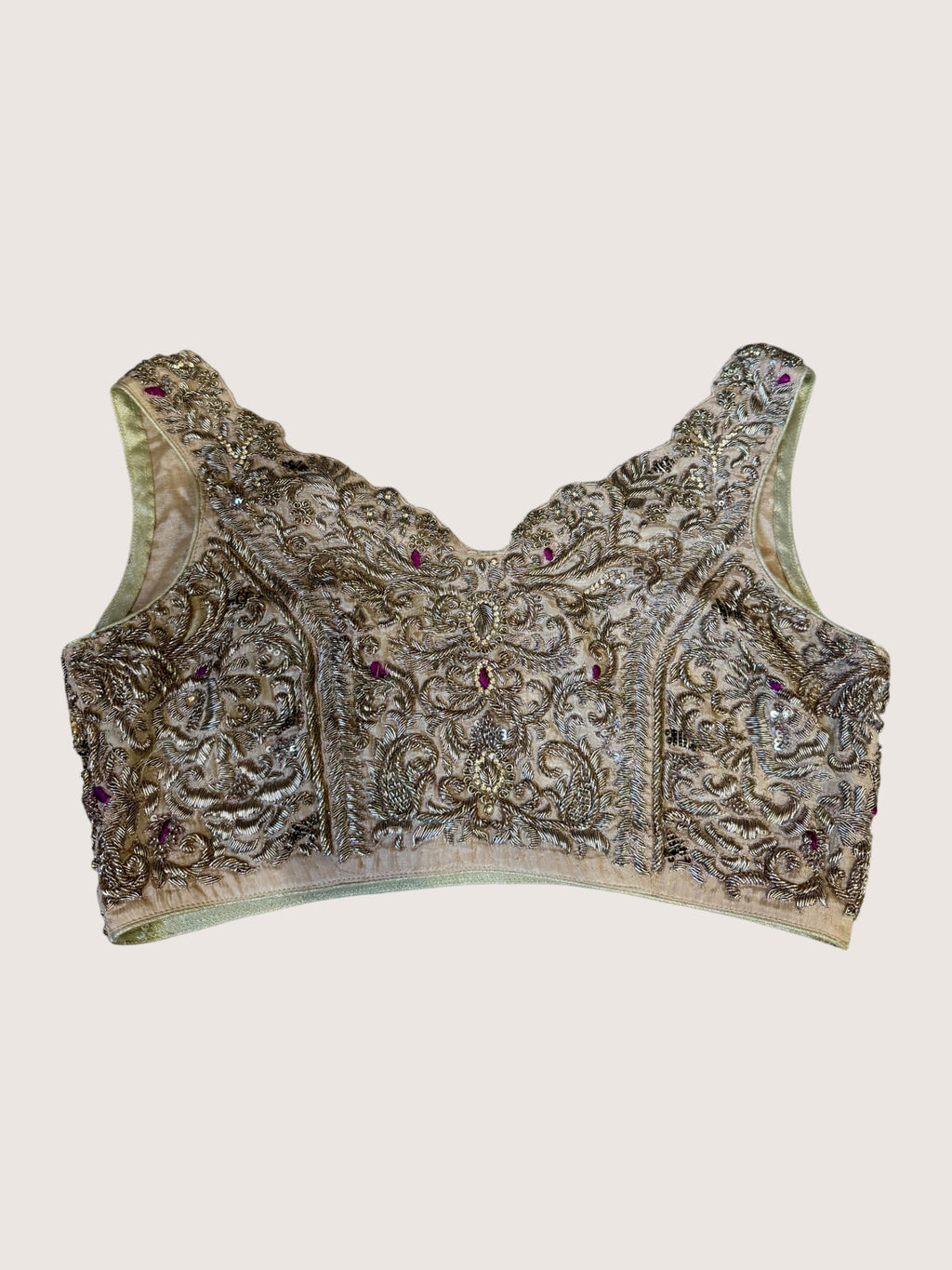 Gold Embroidered Blouse