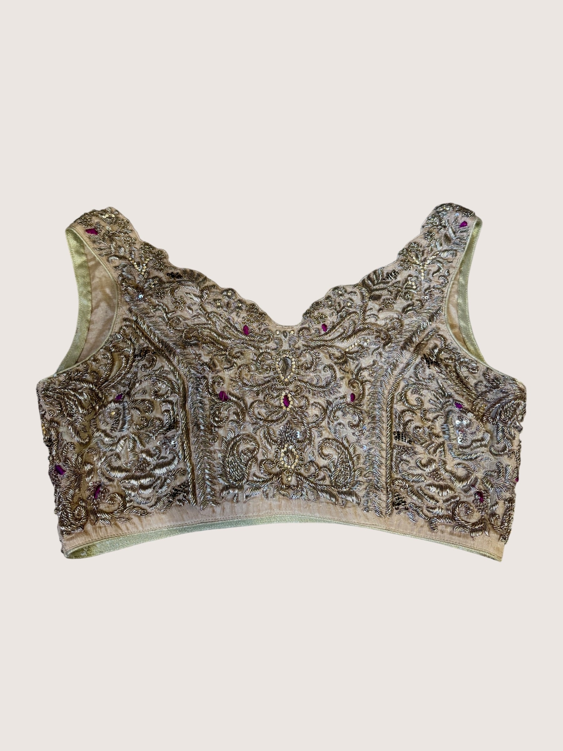 Gold Embroidered Blouse