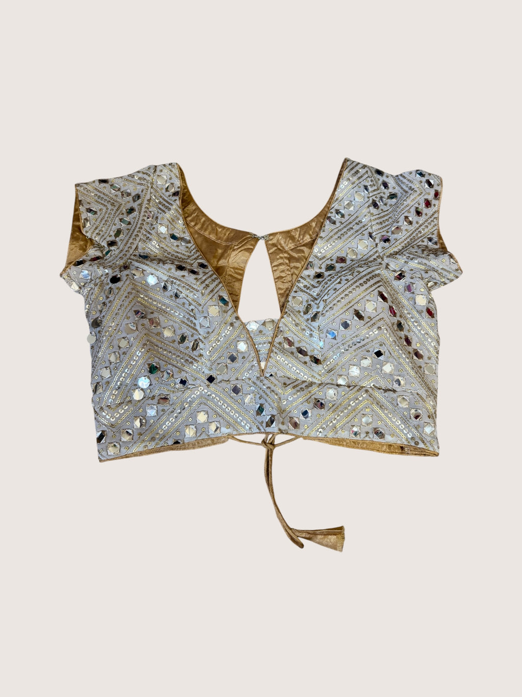 Silver & Gold Mirror Blouse
