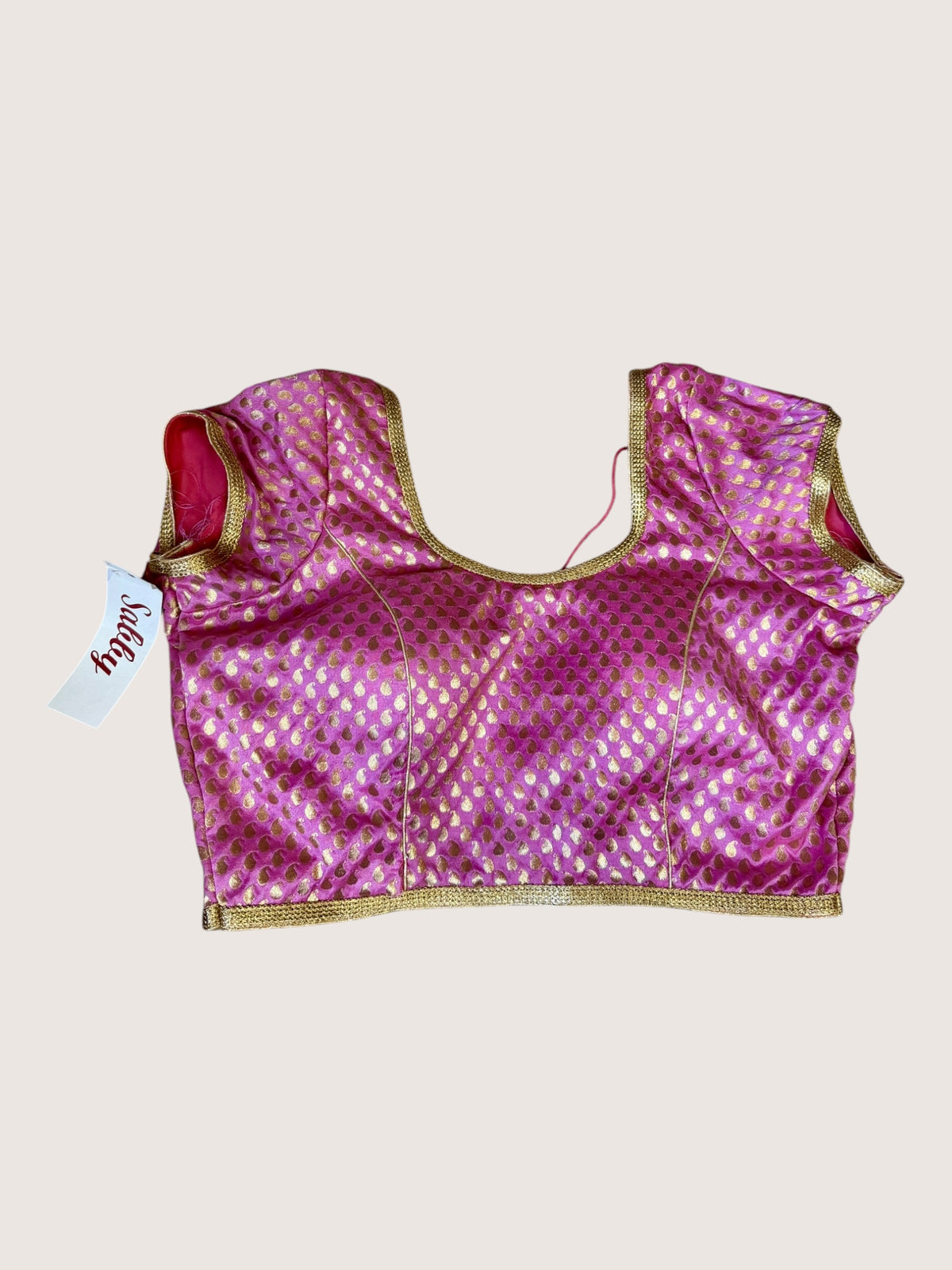 Pink & Gold Blouse
