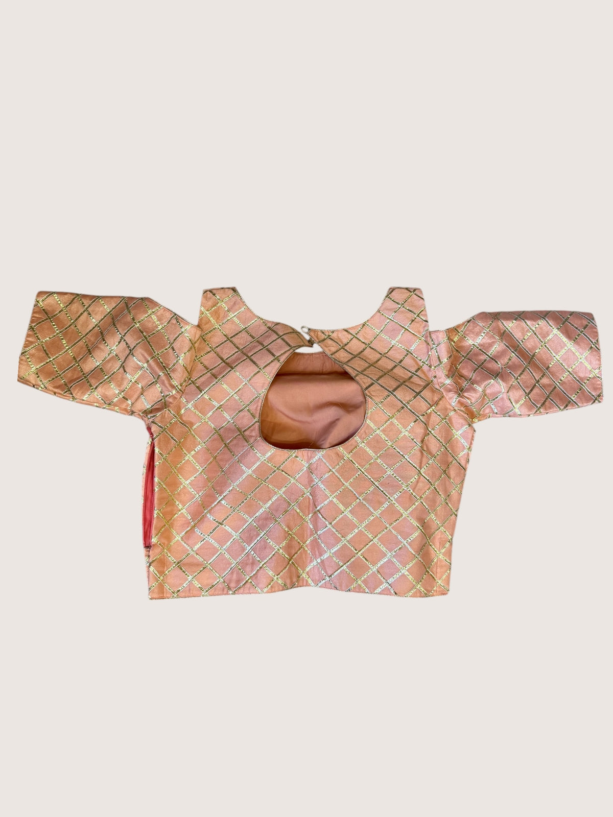 Peach & Gold Blouse