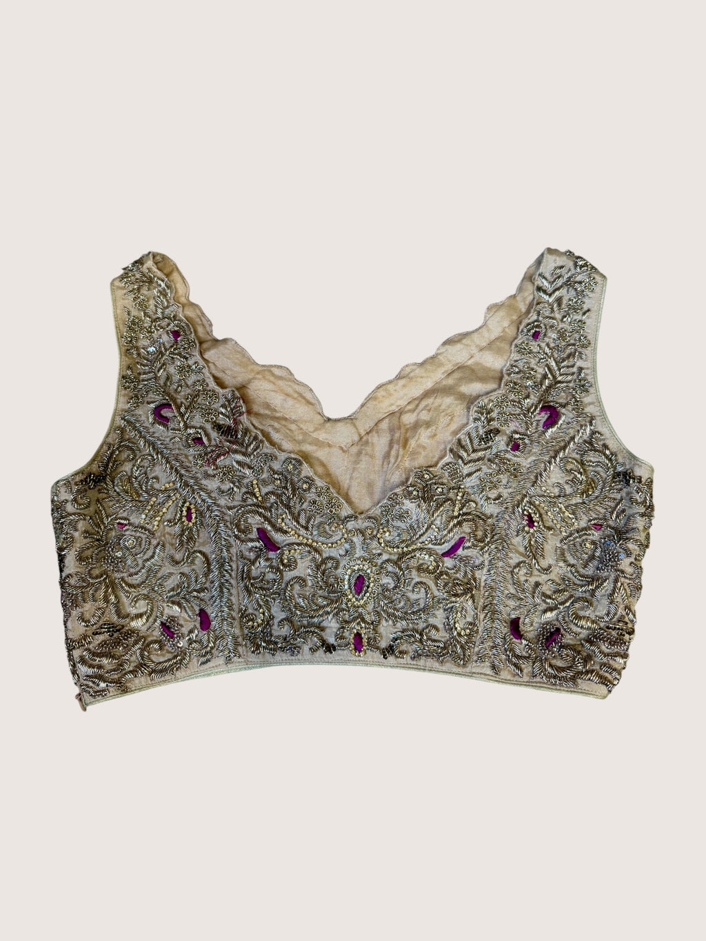 Gold Embroidered Blouse