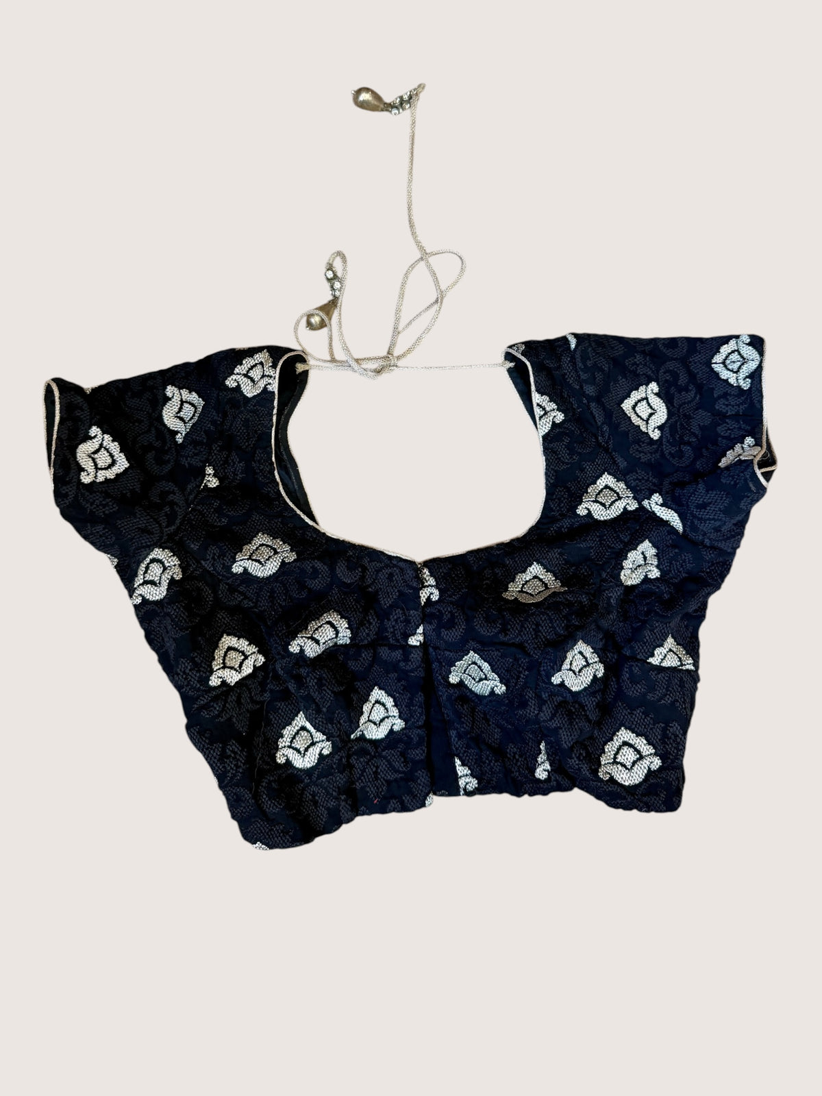Black Embroidered Indian Blouse
