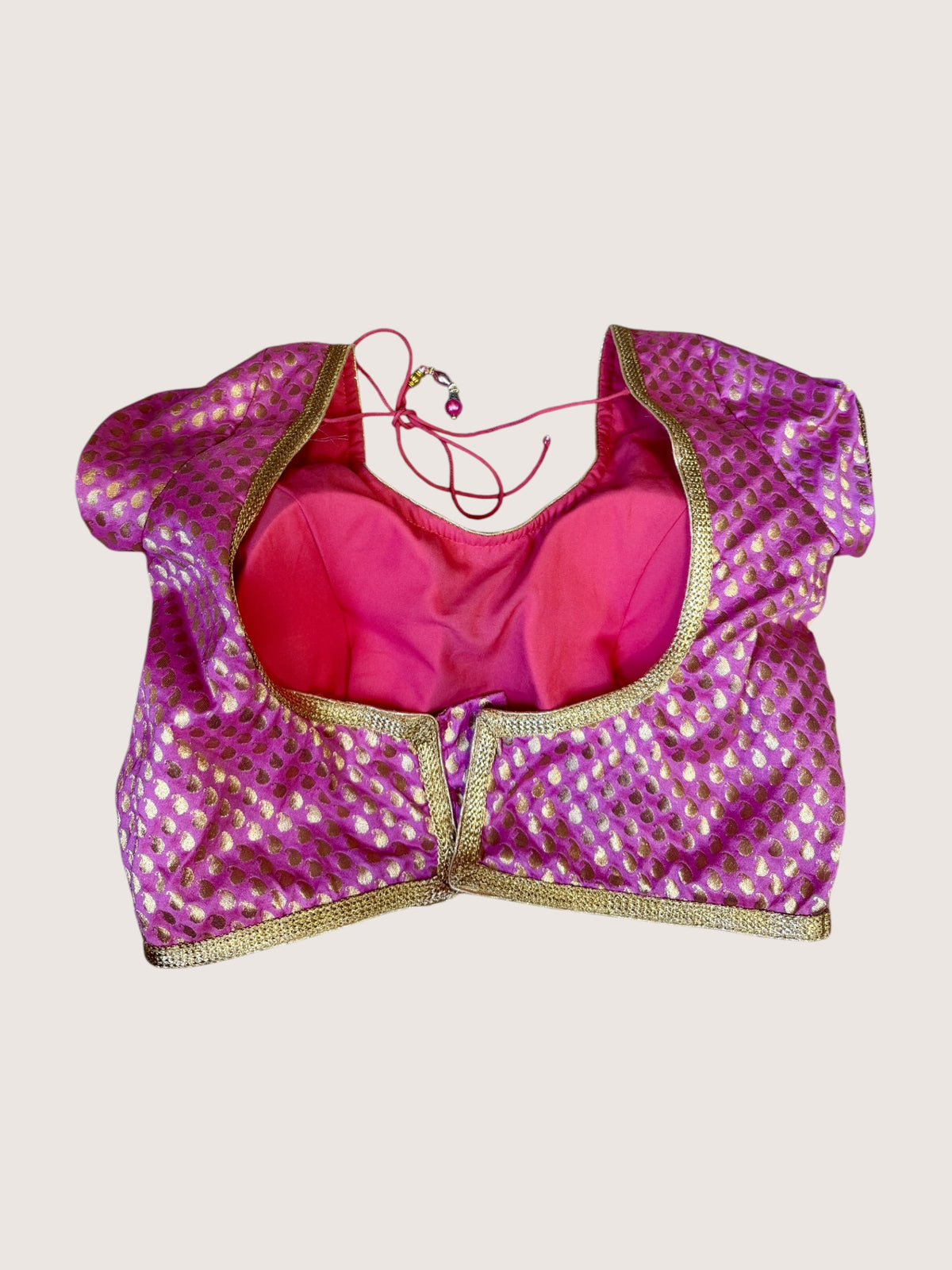 Pink & Gold Blouse