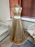 Gold Embroidered Lehenga Set