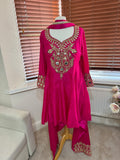 Magenta Pink Sharara with Matching Dupatta