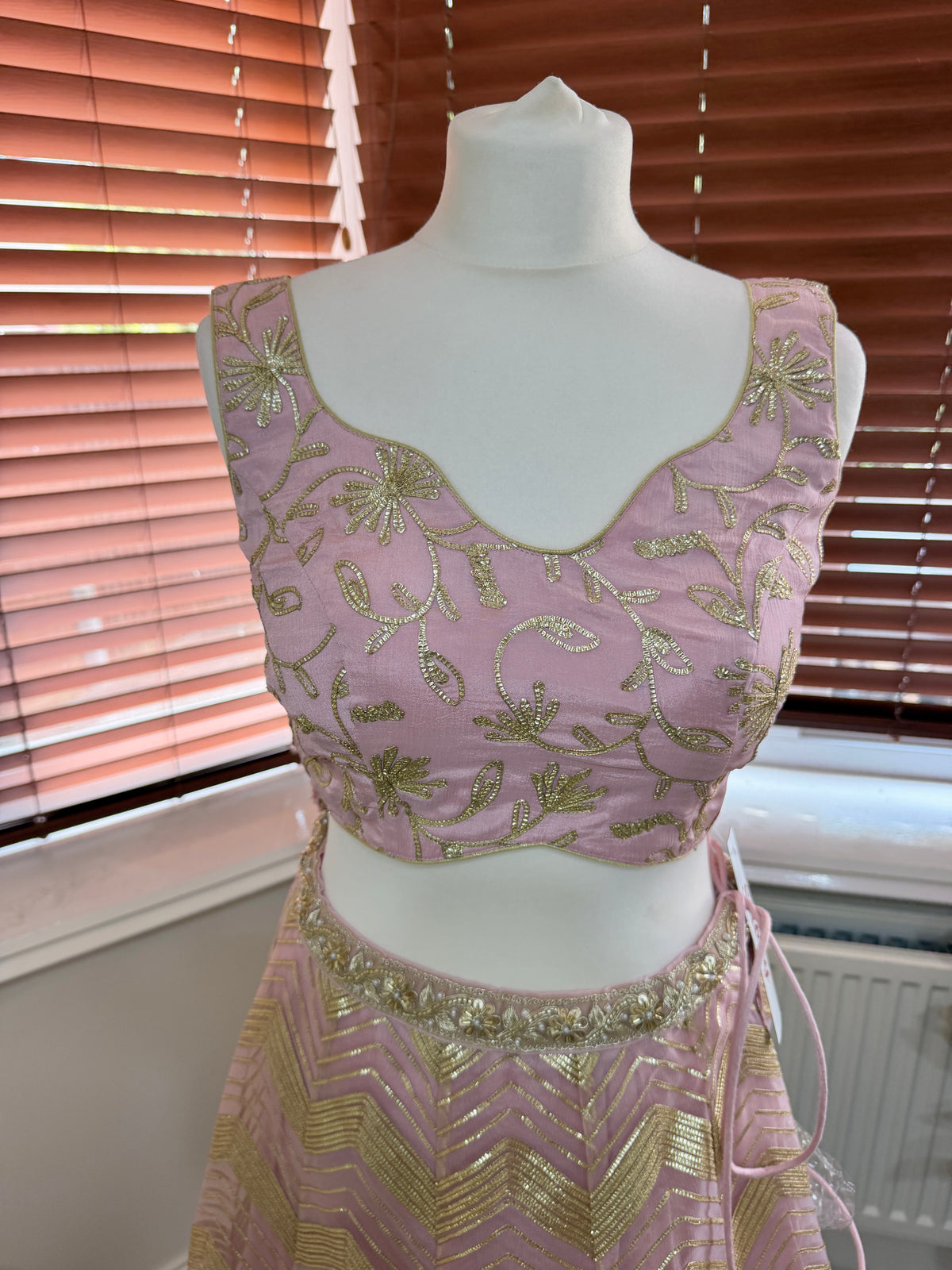 Pink & Gold Lehenga