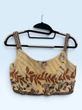 Ivory Embellished Strappy Blouse – front view